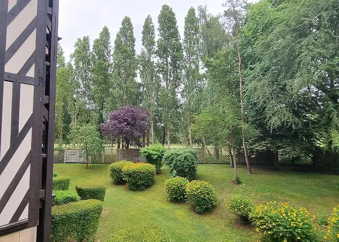 Balcon Avec Vue Sur Le Golf - Parking Gratuit Sur Place Et Piscine Chauffee Apartment Deauville